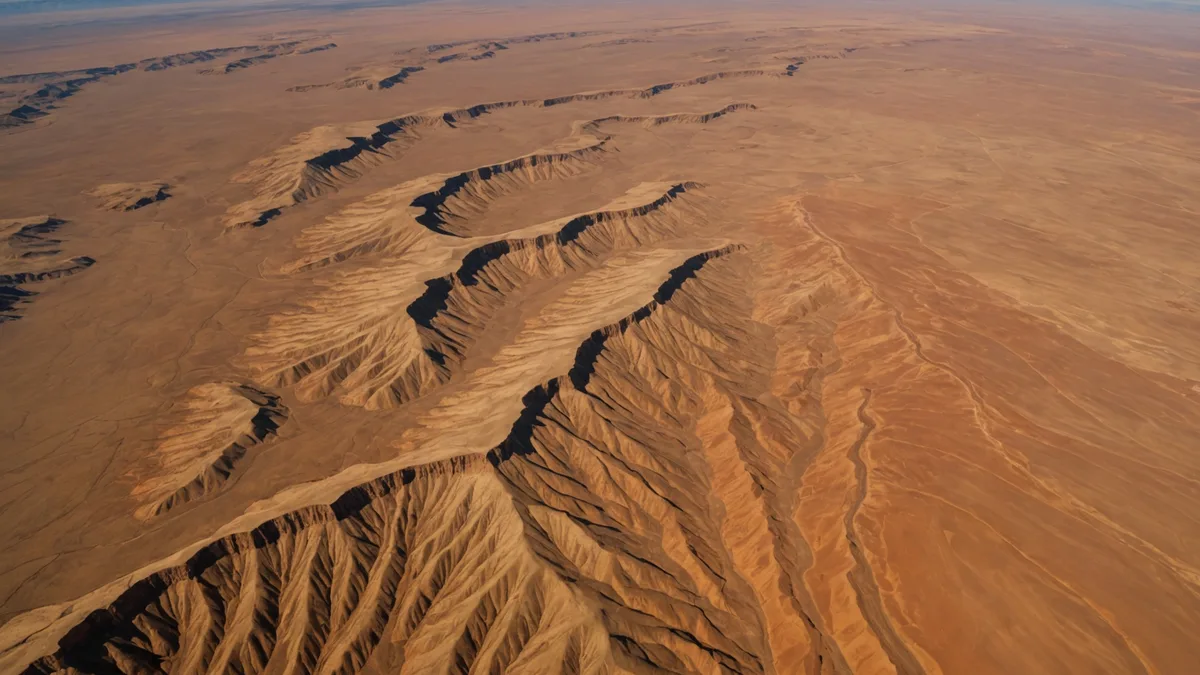 Basin and Range geological formation map